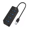 thumbnail image 1 of Divisor USB 3.0 a 4 puertos USB 3.0 con ventanas indicadoras LED, 1 of 8