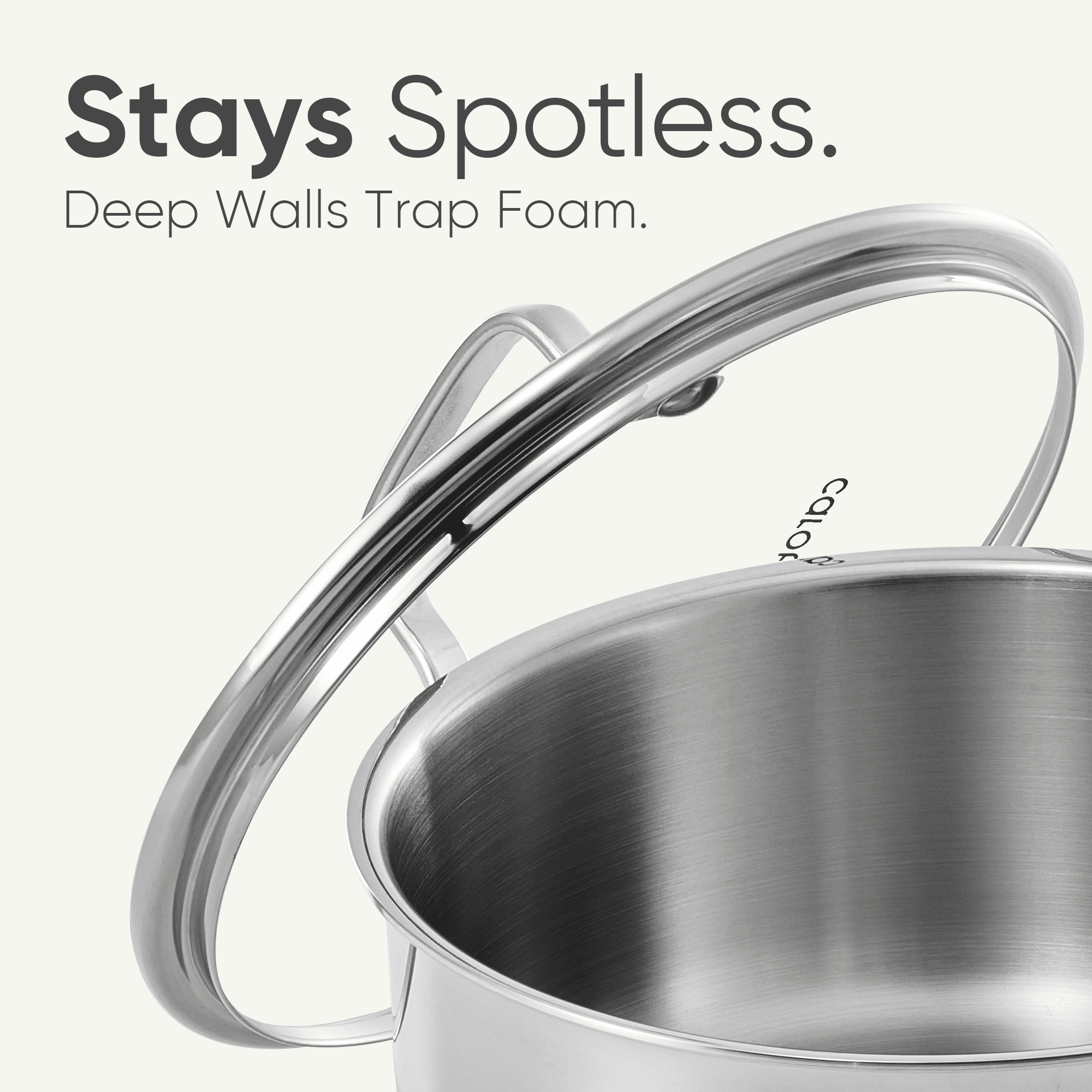 Carote 19-Piece Tri-Ply Stainless Steel Cookware Set - Thumbnail 5