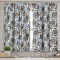 thumbnail image 2 of Ambesonne Bicycle Valance & Curtain, Nostalgic Flower Bird, 55"x45", Multicolor, 2 of 6