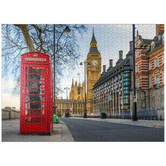 Milton Bradley Big Ben Luxe: 1960's Jigsaw Puzzle - 1000pc