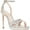 Silver, variant on SCHUTZ Womens Silver Scale Ankle Strap Metallic Ava Square Toe Stiletto Buckle Leather Dress Sandals Shoes 9 B