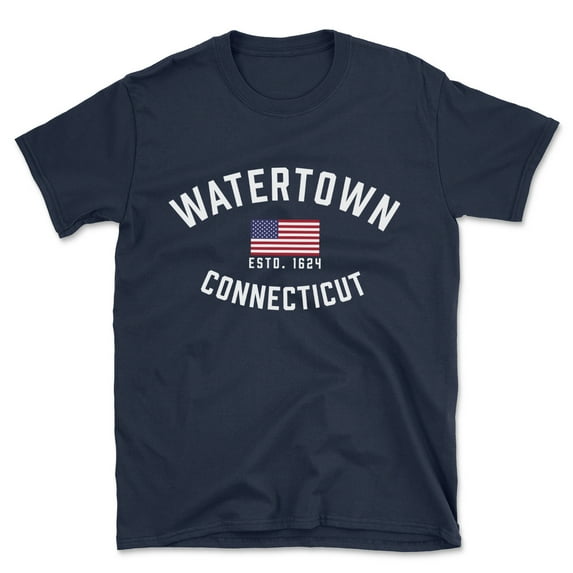 Watertown Connecticut Patriot Men's Cotton T-Shirt