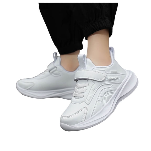 Toddler Girls Classic Athletic Running Shoes Waterproof Slip On Sneakers Casual Tennis Shoes with Arch Support