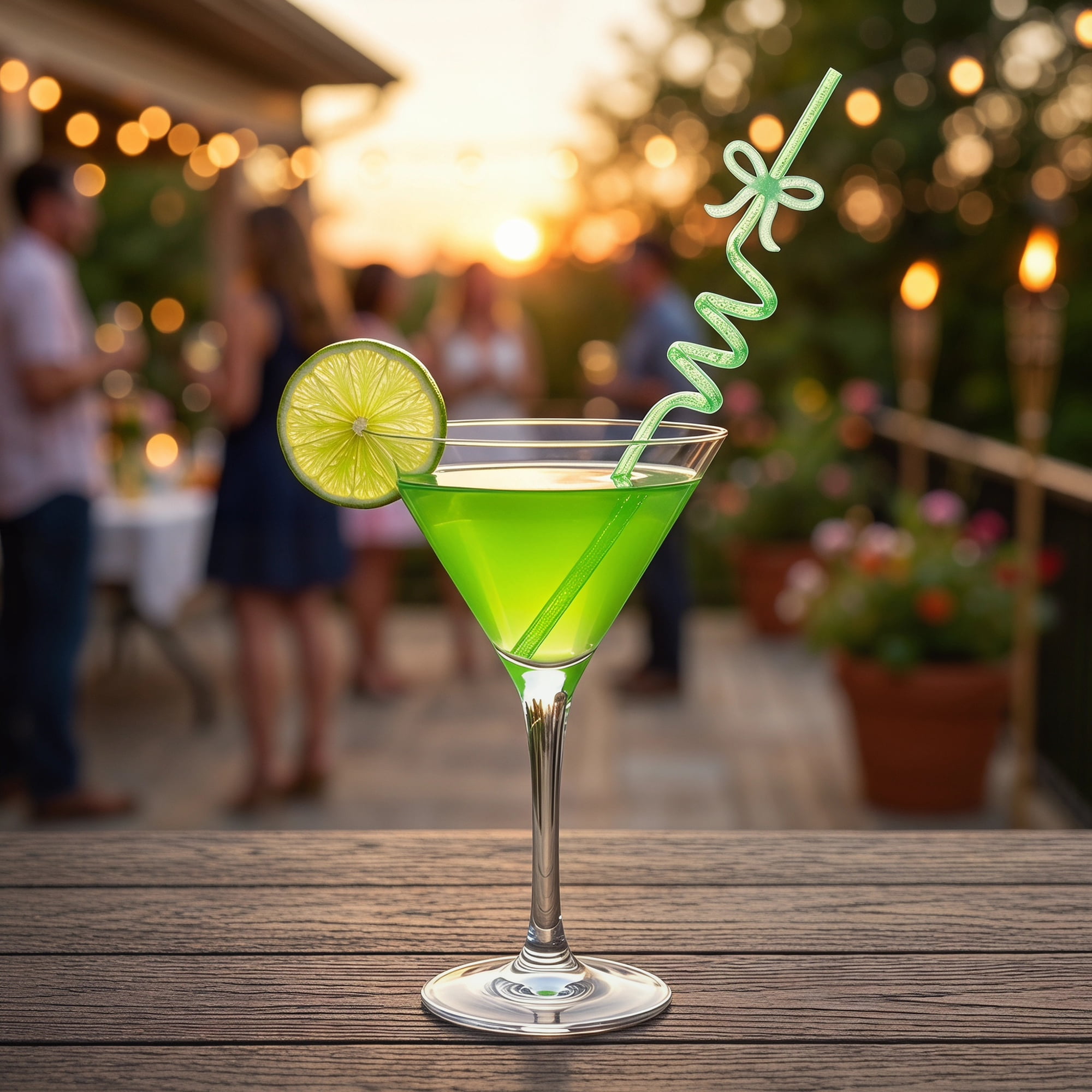 Unique Bargains 10Pcs Reusable Plastic Dishwasher Safe Straws Green