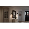 thumbnail image 2 of Luxury Traditional Indoor Wall Sconce, 14.375''H x 8.25''W, with Modern Farmhouse Style Elements, Colonial Design, Midnight Black Finish and Black, UHP3321, 2 of 6