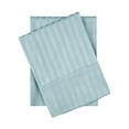 thumbnail image 2 of 400 Thread Count Egyptian Cotton Stripe Pillowcase Set, Standard, Light Blue, 2 of 5