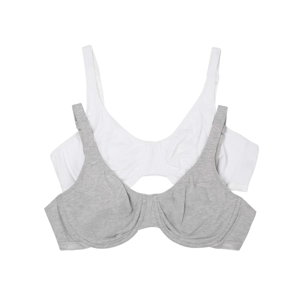 Fruit of the Loom - Women's Cotton Stretch Extreme Comfort Bra, Style 9292PR, 2-Pack - Walmart