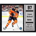 thumbnail image 1 of Connor McDavid Edmonton Oilers 12x15 Stat Plaque, 1 of 1