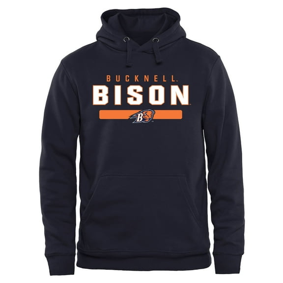 Bucknell Bison Team Strong Pullover Hoodie - Navy Blue
