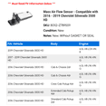 thumbnail image 2 of Mass Air Flow Sensor - Compatible with 2016 - 2019 Chevy Silverado 3500 HD 2017 2018, 2 of 2