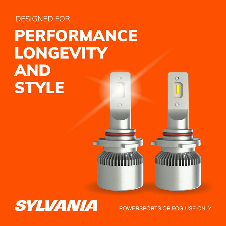 Sylvania 9005 LED Fog Light and Powersport Bulb, Pack of 2 