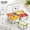 Silver, variant on Stainless Steel Divided Serving Tray with Lid and Handle, Large 8-Compartment Snack Box for Fruit, Veggies, Candy, Travel, Party, Picnic