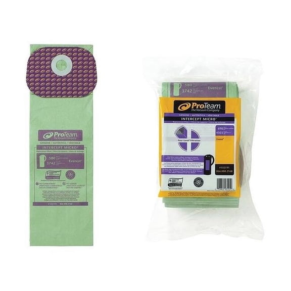 Proteam Intercept Micro Filter Bag, Fits Everest (10 pk.) 103191