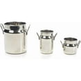thumbnail image 2 of IMPULSE! Heidi Large Mini Stainless Steel Milk Pail, Snack Jar Set of 4 - Perfect for Milk, Cream, Sauces, Condiments, Nuts, Olives, Pickles, Dips, and More! Bundle includes 4 Containers., 2 of 11
