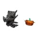 thumbnail image 5 of Figura decorativa de mesa, sujetalibros, estantes, estatua, sujetalibros, dulcero de cristal con tapa, tarro de dulces decorativo, material de resina, 5 of 8