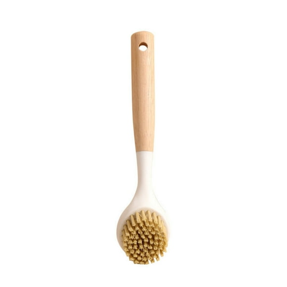 Aodebiao Kitchen Cleaning Brush –Dish Scrubber for Non-Stick Pans, Pots, Sink & Dishes – Sturdy Handle for Heavy-Duty Cleaning