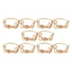 thumbnail image 3 of 10 anillos de servilleta de metal con hebillas para decoración de banquetes y aniversarios. KC Aureato, 3 of 9