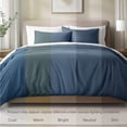 thumbnail image 5 of Bare Home Organic Cotton Duvet Cover Set - 400 Thread Count - Sateen Weave - Twin/Twin XL, Bering Sea, 2-Pieces, 5 of 10