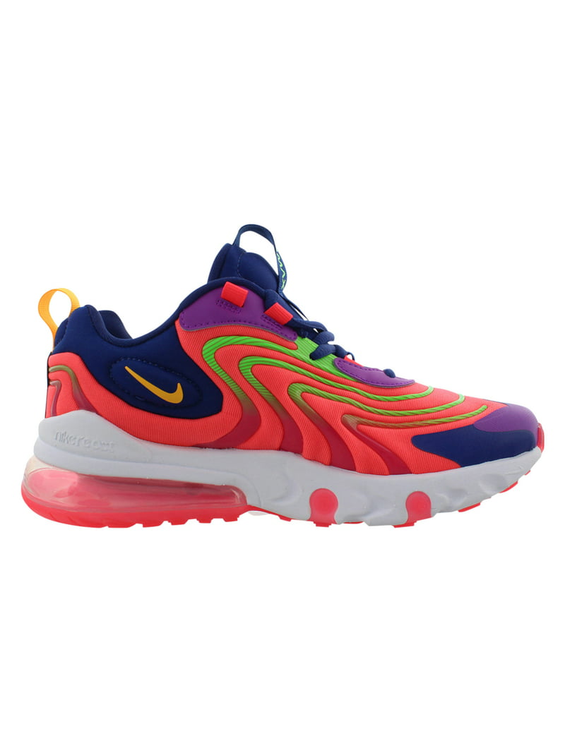 Nike Air Max 270 React Eng Boys Shoes Size Color: Crimson/Laser Orange/White/Blue - Walmart.com
