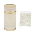 thumbnail image 4 of Makeup Brush Holder Organizer Dustproof Makeup Brush holder with Lid Storage Cup Gold, 4 of 12