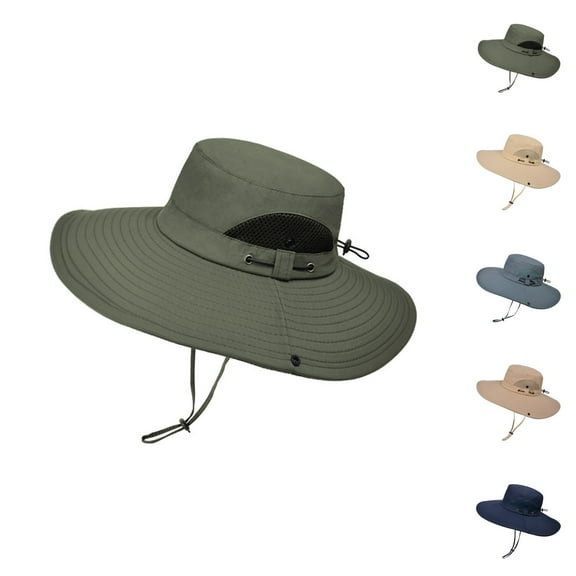 Waterproof Fisherman Bucket Hat - Outdoor Sun Hat Rain Summer Outdoor Sun Bucket Hat For Men Women Lightweight Breathable Wide Brim Hat For Beach Travel Hiking