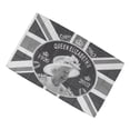 thumbnail image 3 of Bandera conmemorativa de Isabel II, de poliéster blanco y negro, resistente a los rayos UV, para balcón y jardín, QZ2008, 3 of 14