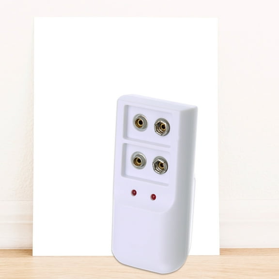 ROSENICE Durable 9V Li-ion Ni- Battery Charger for Rechargeable 9 Volt Batteries