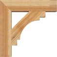 thumbnail image 3 of Ekena Millwork 4"W x 20"D x 20"H Merced Block Rough Sawn Bracket, Western Red Cedar, 3 of 25