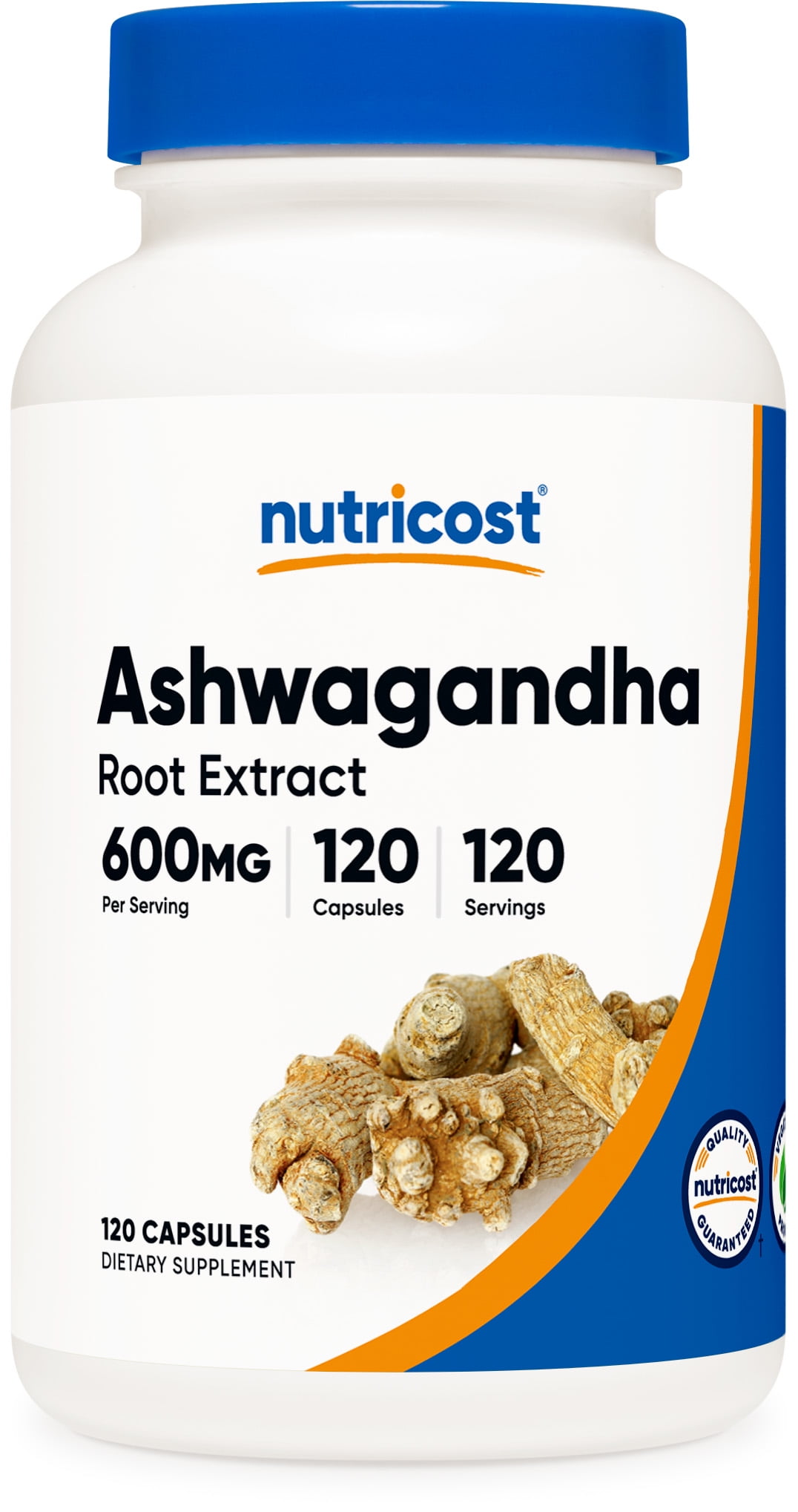 Nutricost Ashwagandha Herbal Supplement 600mg, 120 Capsules