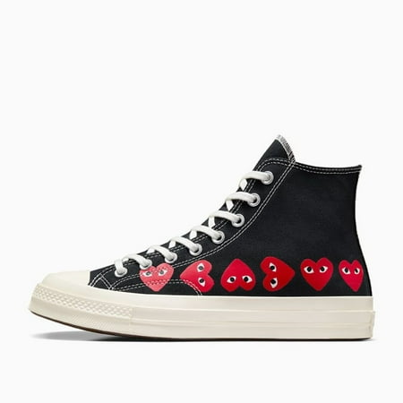 

Converse Chuck 70 CDG HI Black/High Risk Red/Egret A08147C Men s Size 12