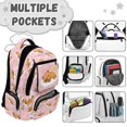 thumbnail image 7 of Bulopur Sleep Capybara Kids Backpack for Girls, Dreamy Night Sky Kawaii Animal Print School Bag Lightweight/Breathable/Durable/Waterproof Multi-Pocket Book Bag for Back to School, 7 of 7