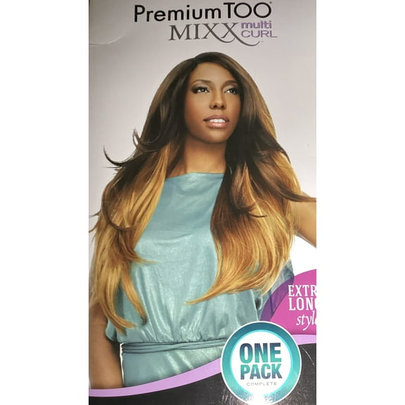 Sensationnel Premium TOO  MIXX Multi-CurL 1pack complete- Style:VENETIAN WAVE  (Color #1B )