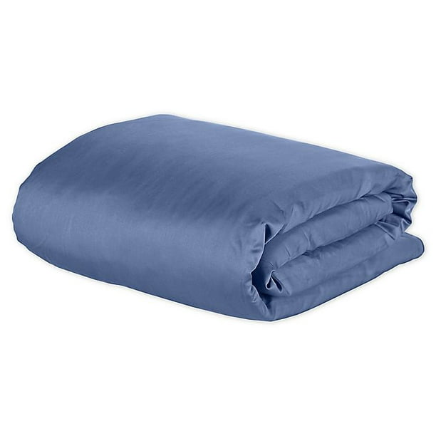 Therapedic 16 lb. Medium Weighted Cooling Blanket in Navy - Walmart.com