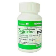 Dr Reddys Cetirizine Hydrochloride Antihistamine 10mg 500 Tablets