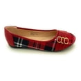 thumbnail image 2 of Three Lair Belted Plaid Ballerina Flats, 2 of 4