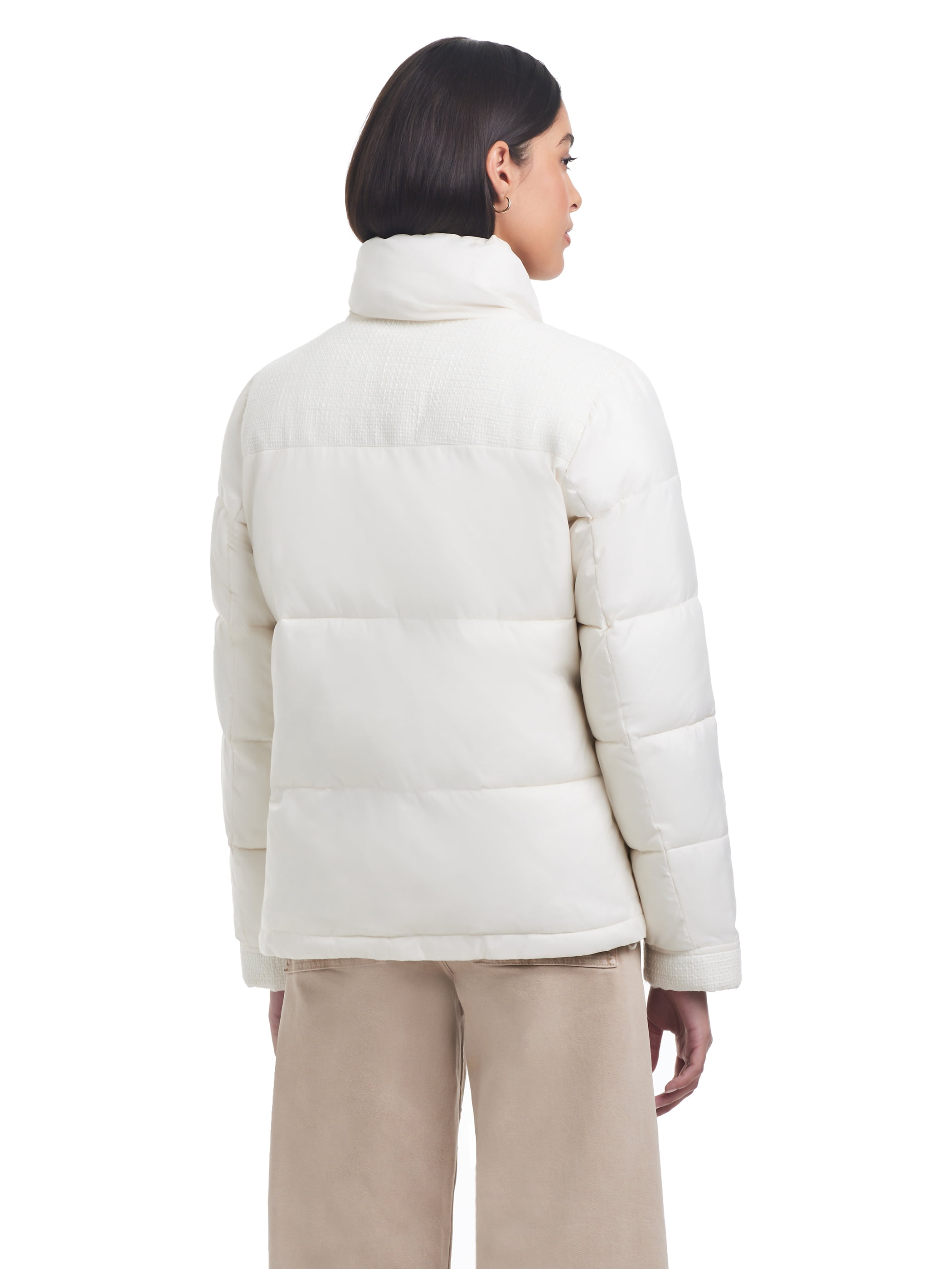Sam & Libby Ladies Long Sleeve Short Puffer Jacket