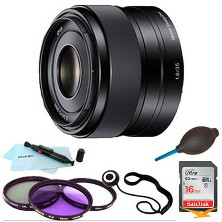 Sony SEL35F18 - 35mm f/1.8 Prime Fixed E-Mount Lens Essentials (Best 35mm Prime Lens)