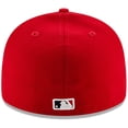 thumbnail image 4 of Men's New Era Red St. Louis Cardinals Authentic Collection On-Field Low Profile 59FIFTY Fitted Hat, 4 of 5