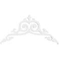 thumbnail image 2 of Ekena Millwork 36"W x 18"H x 1"P (12/12) Pitch Baile Architectural Grade PVC Gable Pediment, 2 of 7