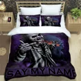 thumbnail image 3 of Juegos de ropa de cama de película de terror B-Beetlejuice, suministros exquisitos, juego de edredón, juego de cama, juego de cama, regalo de cumpleaños de lujo, 3 of 5
