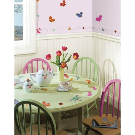 Jelly Bugs Border - Jelly Bugs Wall Decal Sticker - 5.5x11