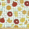 thumbnail image 2 of Ambesonne Orange Fabric by the Yard Upholstery, Fruits Juice Lemon, 1 Yard, Apricot Ruby, 2 of 5