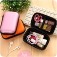 thumbnail image 3 of Travel Electronic Organizer PU Rectangular Zipper Design for Daily Use 1Set 4.7x3.3x1.6in, 3 of 8