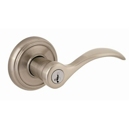 Baldwin Tobin Keyed Door Lever with Round Rose and