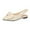 Beige, variant on Wensltd Low Heels Shoes for Women Comfortable Slip-on Shoes Round Toe Bow Dress Work Shoes for Office Business