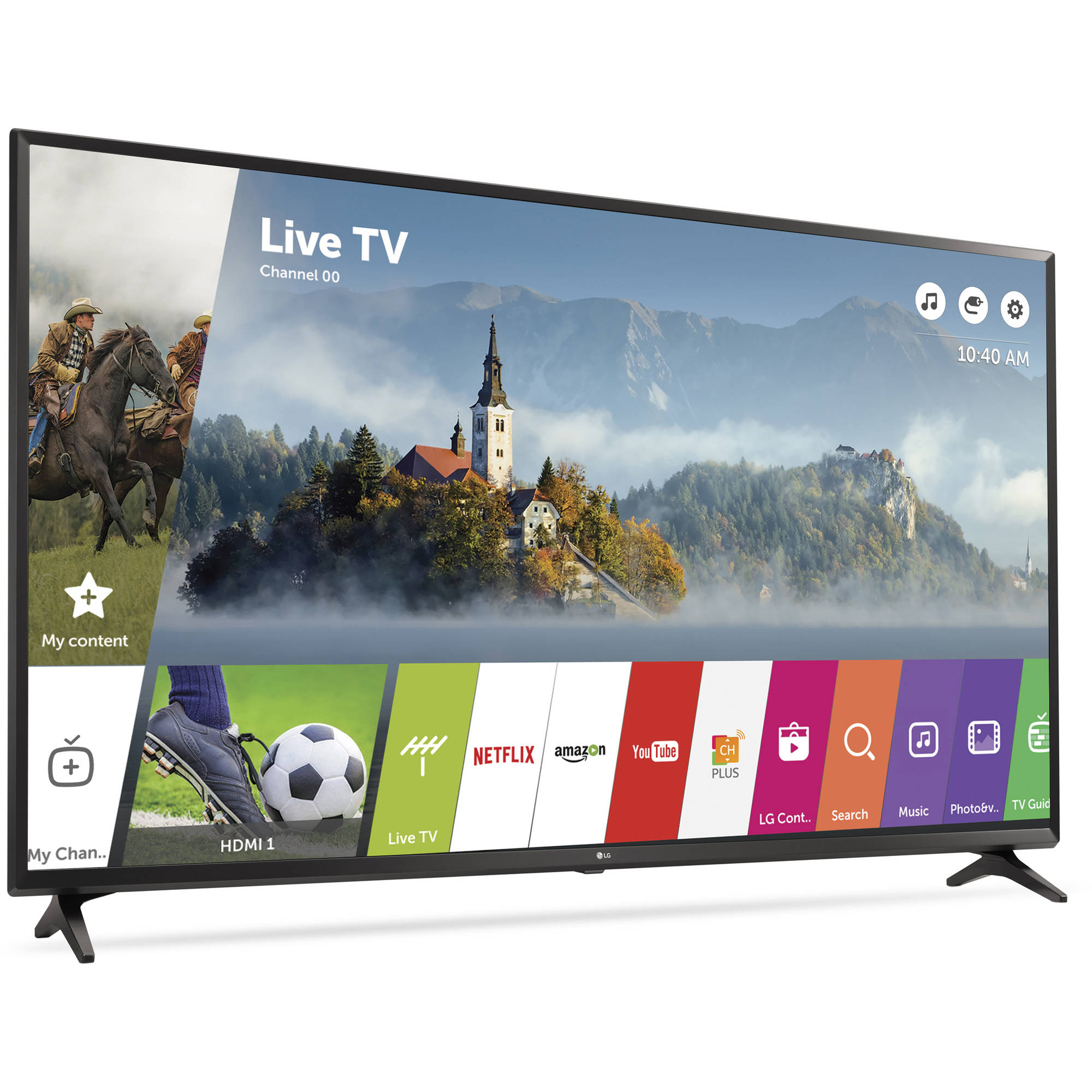LG 49" Class 4K Ultra HD (2160P) Smart LED TV (49UJ6300) - image 2 of 12