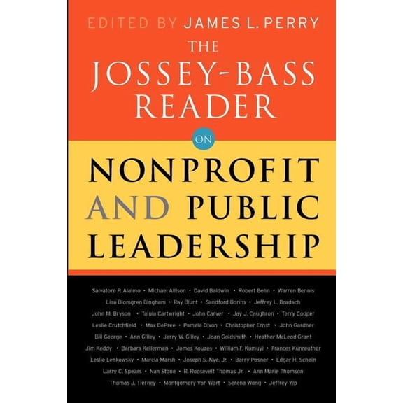 The Jossey-Bass Reader on Nonprofit and Public Leadership, (Paperback)