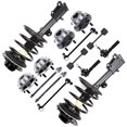 thumbnail image 2 of CCIYU Complete Suspension Kit Fits 01 02 03 04 Voyager, 01 02 03 04 for Dodge Caravan Includes Strut Spring Assembly, Front Rear Wheel Hub Bearing Assembly, Stabilizer Bar Link, Tie Rod End, 2 of 5