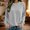 Khaki, variant on Gamivast Crewneck Sweatshirt for Women Oversized Soft Long Sleeve Pullover Top with Front Patch Pocket Relaxed Fit Casual Lounge Daily Wear Streetwear Sweatshirt for Fall Winter White S