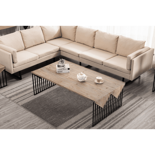 Burnham Home Sandra Coffee Table Com Burnham Home Sandra Coffee Table, Burnham Reclaimed Wood And Iron Round Coffee Tables